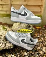 NIKE AIR FORCE 1 LOW UNLOCKED BY YOU "SAFARI" DH7128 991 UK6 EUR40 TN AF1 95 ID