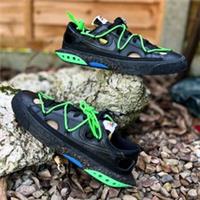 Nike Blazer Low 77 x OFF WHITE Black/Electro Green DH7863-001 UK5 UK8 UK9