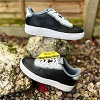 Nike Air Force 1 LV8 GS Low Leather BV1084-001 Black/Grey UK5.5 EUR38.5 AF1 6Y