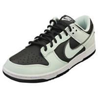 Nike Dunk Low Retro Premium Mens Fashion Trainers in Black Green - 10 UK