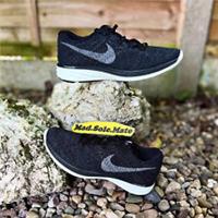 WMNS Nike Flyknit Lunar 3 LB 826838-003 Black Running UK3.5 EUR36.5 TN 95
