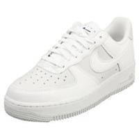 Nike Air Force 1 07 Lx Womens Fashion Trainers in White Grey - 4 UK