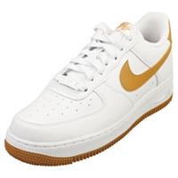 Nike Air Force 1 07 Next Nature Womens Fashion Trainers in White Flax - 4 UK