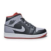 Nike Air Jordan 1 Mid "Bred Shadow" DQ8426 006 Black Cement Grey Fire Red