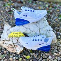 Nike Air Max 270 GS White/Royal Blue 943345 118 UK4.5 UK5 EUR37.5 EUR38 Running