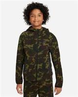 Nike Tech Fleece Hoodie Older Kids Camo Full-Zip FN9118 010 Size XL 13-15 Years