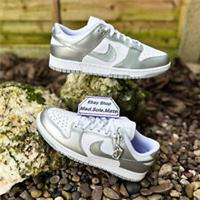 Wmns Nike Dunk Low Metallic Silver Blue Joy FV1311 100 UK8.5 EUR43 TN Running