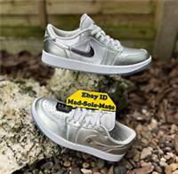 Nike Air Jordan 1 Low NRG Golf Metallic Silver FD6848-001 UK7 EUR41 US8 AJ1