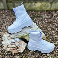 Nike Air Jordan 1 Brooklyn Boots "Triple White" FJ5737-111 UK5 US7.5 EUR38.5 AJ1