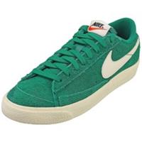Nike Nike Blazer Low 77 Womens Fashion Trainers in Green White - 6 UK