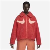 Nike Sportwear Swoosh Sherpa Full Zip Jacket Lobster Crimson DD5620-605 S M L - M Regular