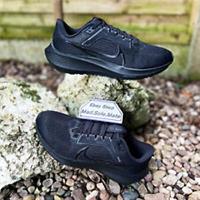 Nike Air Zoom Pegasus 40 Triple Black Running DV3853-002 UK5.5 US6 EUR38.5 TN
