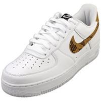 Nike Air Force 1 Low Retro Premium Mens Fashion Trainers in White Gold - 6.5 UK