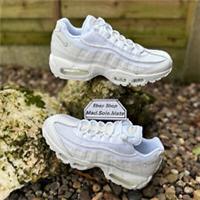 Nike Air Max 95 Essential Triple White CT1268 100 UK6 US6.5 EUR39 Running TN Gym