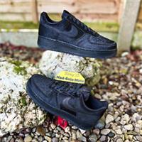 Wmns Nike Air Force 1 Low Pony Hair Triple Black 616725 006 UK3.5 UK5 AF1 TN