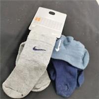 Nike 3 pair Vintage Baby socks New With Tags Grey Blue 0-6 Months