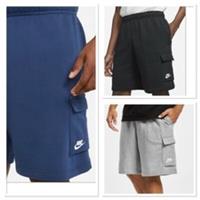 Nike Men's Club Cargo Fleece Shorts Nike Sportswear Tracksuit Shorts S To XL - M Regular