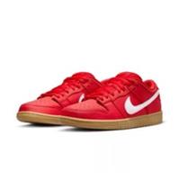 Nike SB Dunk Low Pro Red Gum Trainers Uk Size 4 EUR 36.5 FJ1674 600