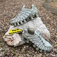 Wmns Nike Shox TL Light Army AR3566-006 UK8 US10.5 EUR42.5 Running Gym TN