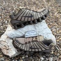 Wmns Nike Shox TL Khaki Ironstone AR3566-201 UK8.5 US11 EUR43 Running Gym TN