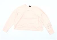 Nike Women's Pink XL Pullover Sweatshirt - XL Regular