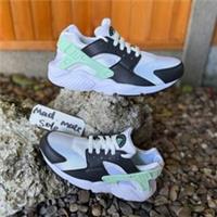 Nike Huarache Run GS Kids White/ Mint 654275-116 UK6 EUR40 Running 7Y TN Gym