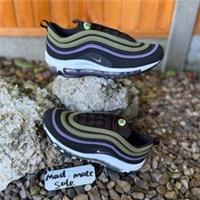 Nike Air Max 97 GS Black/Green DX4734 001 UK6 EUR39 Running 6.5Y Gym Kids
