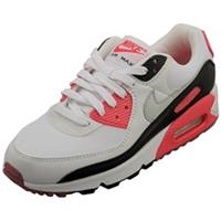 Nike Air Max 90 Womens Fashion Trainers in White Pierre - 9 UK