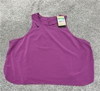 W Nike AeroSwift Dri-FIT ADV Cropped Running Top - FN2713 518 - RRP: 74.99 - XL - XL Regular