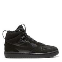Nike Court Borough Mid 2 Little Kids' Boots Black Size 12k /REF2