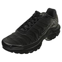 Nike Air Max Plus Womens Fashion Trainers in Black - 4 UK