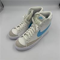 Nike Blazer Mid 77 GS Summit White Aqua Blue NEW