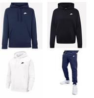Nike Mens Club Fleece Pullover Hoodie Sweatshirt - Warm Casual Athletic Fit - L Regular