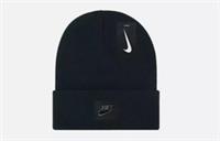 Nike Winter Beanie Cap: Multicolour Core Classic Logo Knit Warm Unisex Black