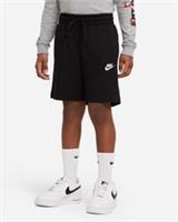 NIKE Older Kids Boys Sportswear Jersey Shorts Black White DA0806 Cotton Blend