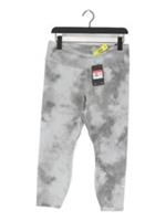 Nike Women's Leggings L Grey Polyester with Elastane Cropped New with tags