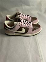 Nike Low Dunk Suede Mens Trainers Purple Brown Cream Size 9 New