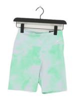 Nike Women's Shorts S Green Polyester with Elastane, Spandex Sweat New with tags