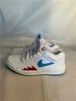 Ladies Jordan Stadium Trainers Mid 90 Nike Size 4.5 White Blue