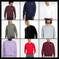 Nike Mens Sportswear Club Crew Neck Fleece Sweatshirt - Small Regular