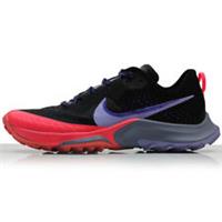 WOMENS NIKE AIR ZOOM TERRA KIGER 7 TRAIL RUNNING SHOES - UK 3 & 3.5 - BLACK/PINK