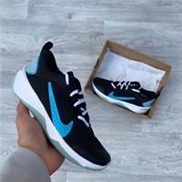 Nike Omni Multi Court Womens Girls Trainers (GS) - Black/Blue [DM9027 005]