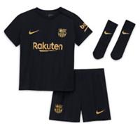 Nike Toddler Barcelona Away Full Football Kit / Black / 20-21 / RRP £40