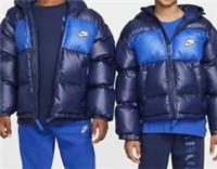 Nike Sportswear Heavyweight Therma Fit Repel Loose Hooded Jacket Navy Blue Large