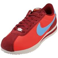 Nike Cortez Womens Fashion Trainers in Red Blue - 7 UK