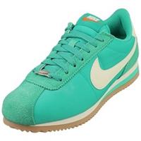 Nike Cortez Womens Fashion Trainers in Green - 9 UK