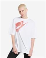 NIKE Womens White Graphic Oversized Fit Dance Tee T-Shirt Size Small 10 BNWT - S Regular