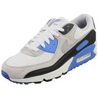 Nike Air Max 90 Mens Fashion Trainers in White Grey Black - 8.5 UK