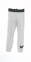 Nike Women's Grey Slim Fit Leggings M Activewear - M Regular