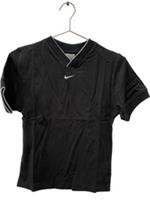 Nike Black T-Shirt Swoosh Logo Short Sleeve Size S IAW001